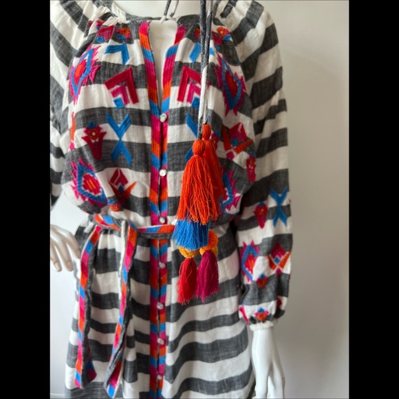 ZARA TRF Collection Embroidered Casual Dress - Picture 5 of 11